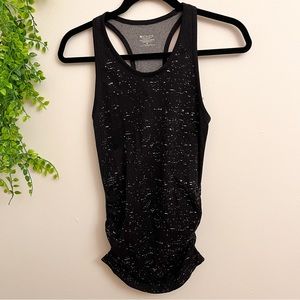 Athleta Black White‎ Racerback Tank Top XS